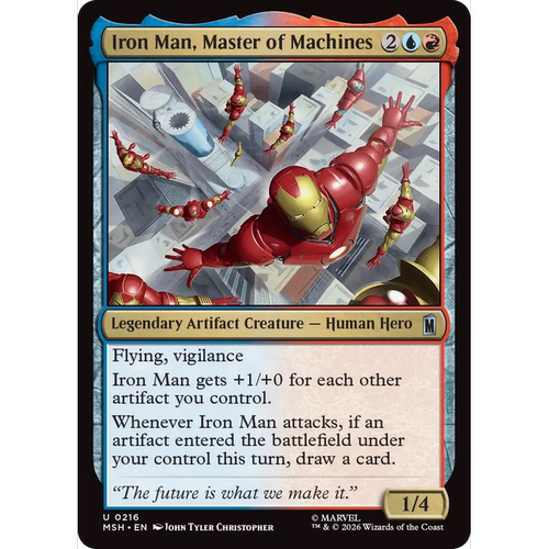 MSH 216 机器大师钢铁侠Iron Man,Master of Machines万智牌 闪 U