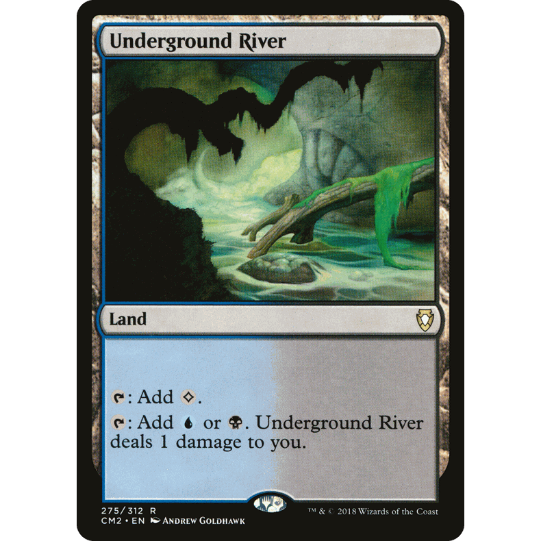 CM2 275 伏流 Underground River 万智牌 闪 R