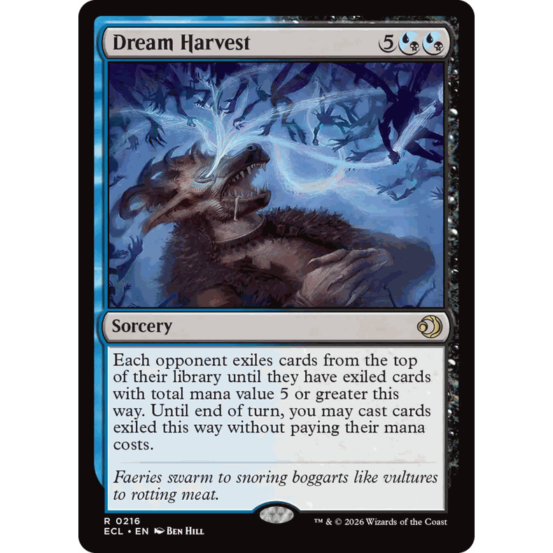 ECL 216 眠梦收成 Dream Harvest 万智牌闪R