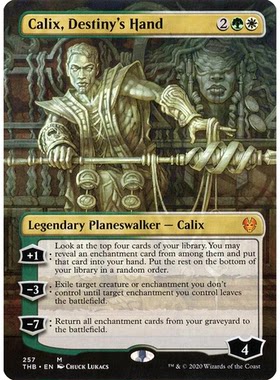 THB 257 命运之手凯利斯 Calix, Destiny's Hand 万智牌 闪M 异画