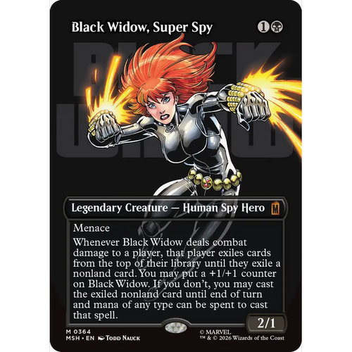 MSH 364 超级间谍黑寡妇 Black Widow, Super Spy 闪 角色 异画 M