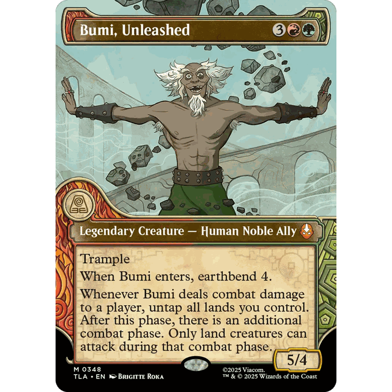 TLA 348 力量全开的布米  Bumi, Unleashed 万智牌异画 闪 M