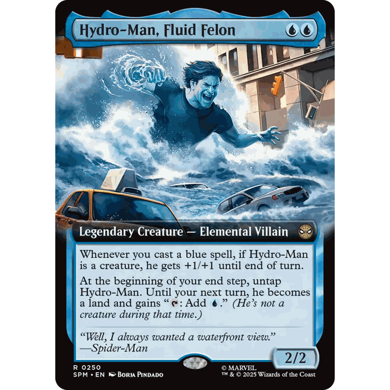 SPM 250涌动恶徒水人 Hydro-Man, Fluid Felon  万智牌 闪 R 扩画