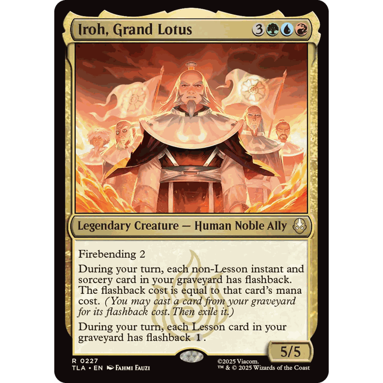 TLA 227 白莲长老艾洛  Iroh, Grand Lotus 万智牌 闪 R