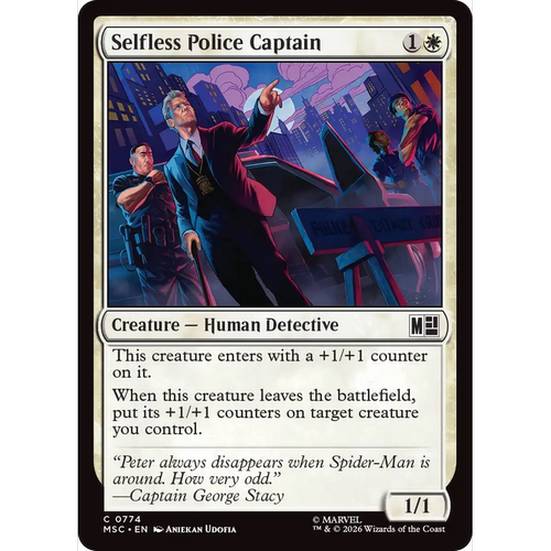 MSC 774 无私警察局长 Selfless Police Captain万智牌 速战 闪 C