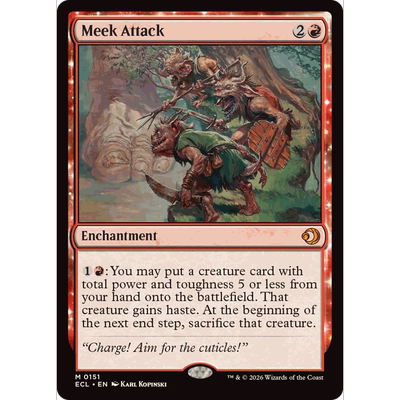 ECL 151 微躯侵袭 Meek Attack  万智牌 闪 M