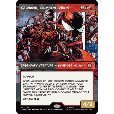 SPM 227 血腥狂乱屠杀 Carnage, Crimson Chaos 万智牌 闪 R 异画