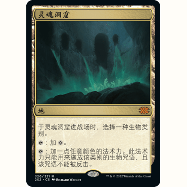 2X2 320 灵魂洞窟 Cavern of Souls 万智牌 闪 M