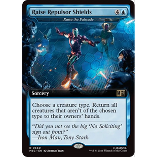 MSC 340 召起护壁 Raise the Palisade 万智牌 扩画 闪 R