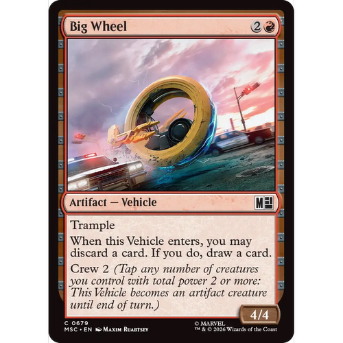 MSC 679 巨轮车 Big Wheel 万智牌 速战 闪 C