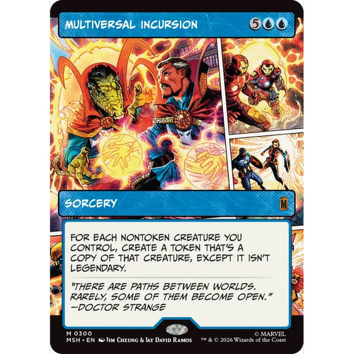 MSH 300 多重宇宙入侵 Multiversal Incursion 万智牌 闪 漫画 M