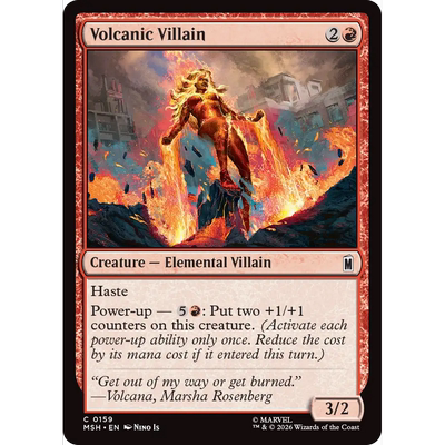 MSH 159 火山反派 Volcanic Villain 万智牌 闪 C
