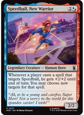 MSH 227 新战士速球 Speedball, New Warrior 万智牌 闪 U