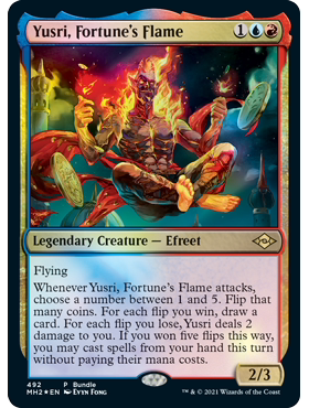 MH2 492命运烈焰亚司利 Yusri, Fortune's Flame万智牌 闪 R 异画
