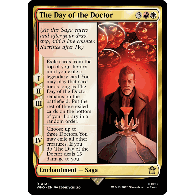 WHO 121/726 博士之日 The Day of the Doctor 万智牌 R 潮涌闪