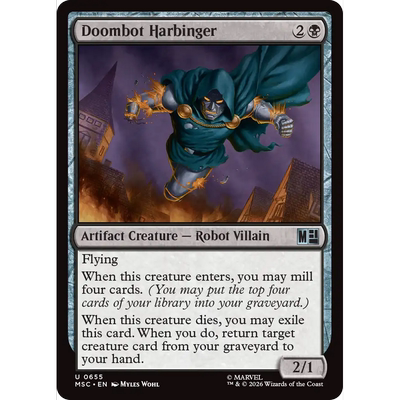MSC 655 毁灭机器人先锋 Doombot Harbinger 万智牌 速战 闪 U