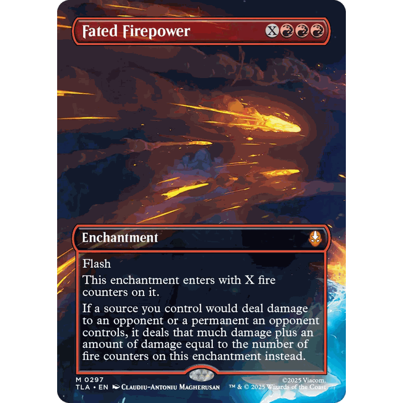 TLA 297 命运火力  Fated Firepower 万智牌 异画 闪 M