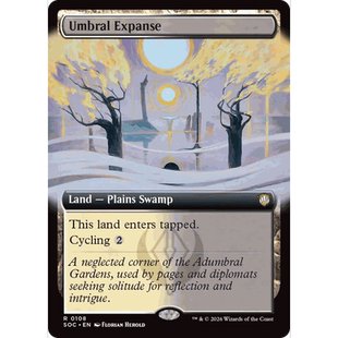 SOC 108 乌影旷野 Umbral Expanse  万智牌 扩画 R 闪