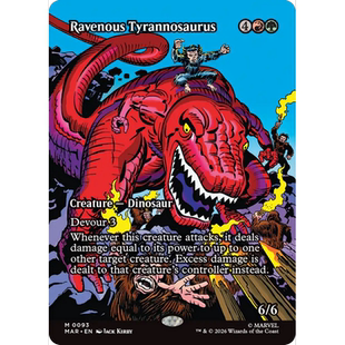 MAR 93 血口霸王龙 Ravenous Tyrannosaurus 万智牌 闪 M