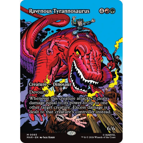 MAR 93 血口霸王龙 Ravenous Tyrannosaurus 万智牌 闪 M