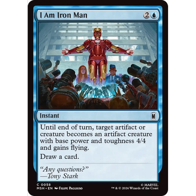 MSH 58 我是钢铁侠 I Am Iron Man 万智牌 闪 C