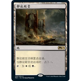 M21 255 静寂殿堂 Temple of Silence 万智牌 闪 R