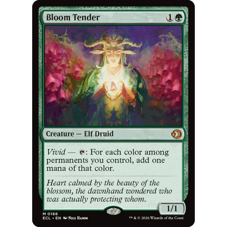 ECL 166 莳花师 Bloom Tender  万智牌 闪 M