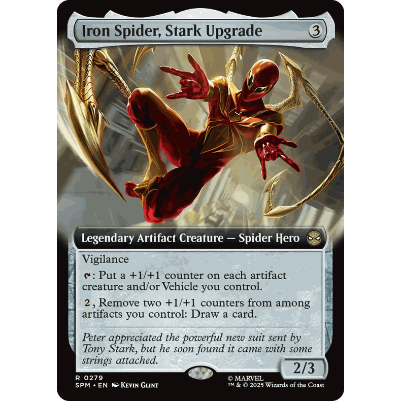 SPM 279 史诗革新钢铁蜘蛛侠  万智牌 闪 R 扩画,模玩/动漫/周边/娃圈三坑/桌游,桌游卡牌,淘宝优惠券,粉丝福利购,淘宝优惠卷