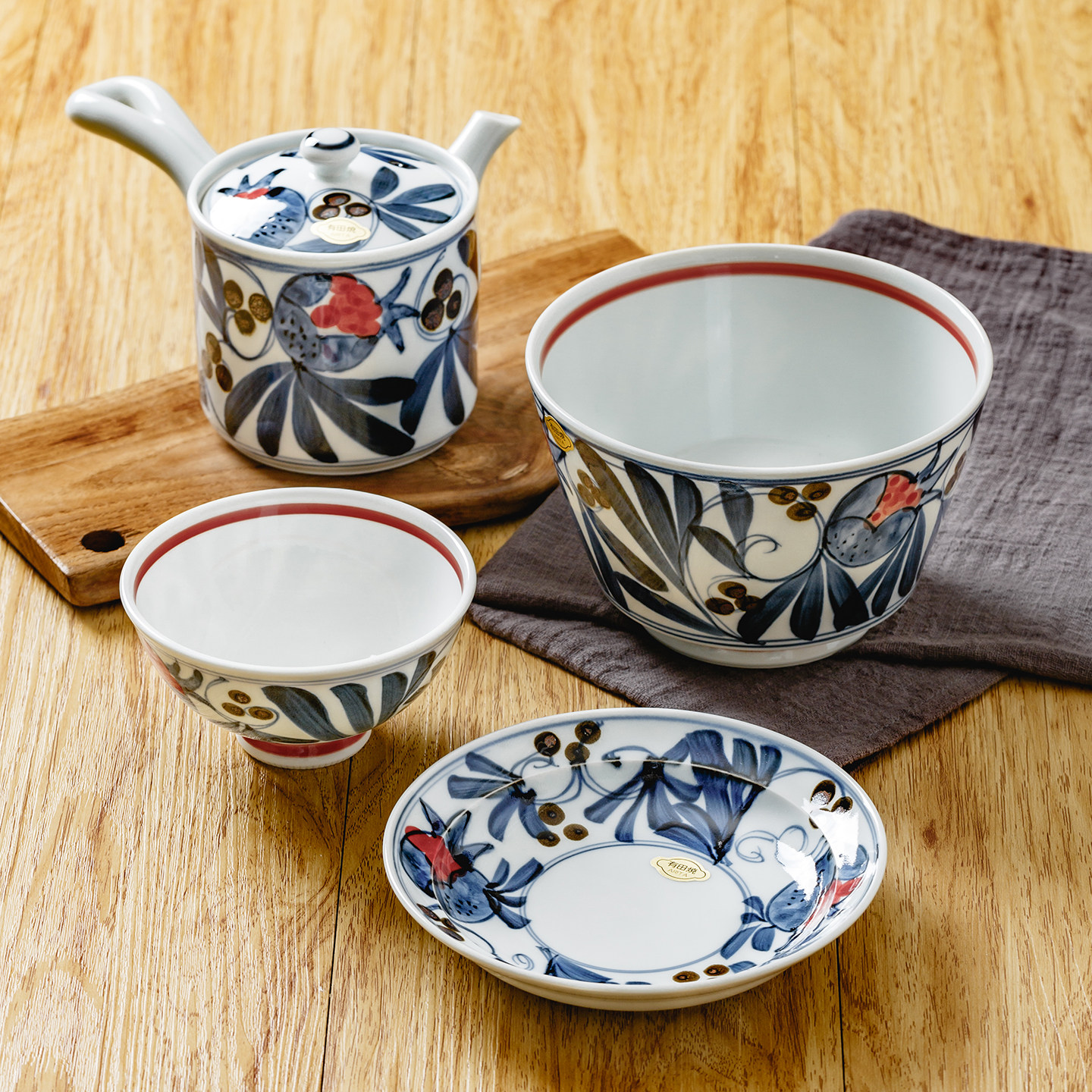 日本进口有田烧陶瓷茶壶