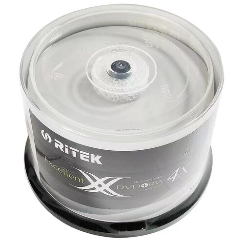 铼德(RITEK) X系列可擦写 DVD+RW 4速4.7G 空白光盘/刻录光盘