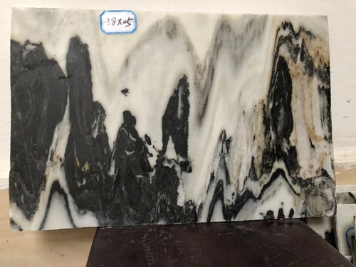 云南大理石 山水画天然 老矿石画 精品云石片微信18567285516