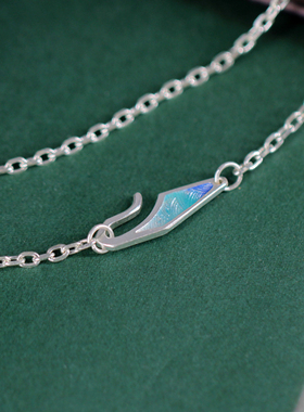 波光珐琅极简风格渐变色日常饰物