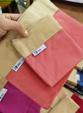 质量真好 拉链收纳袋化妆包口红包小包两件套