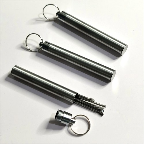 好品质不锈钢金属质感掏耳勺采耳工具6件套Q73