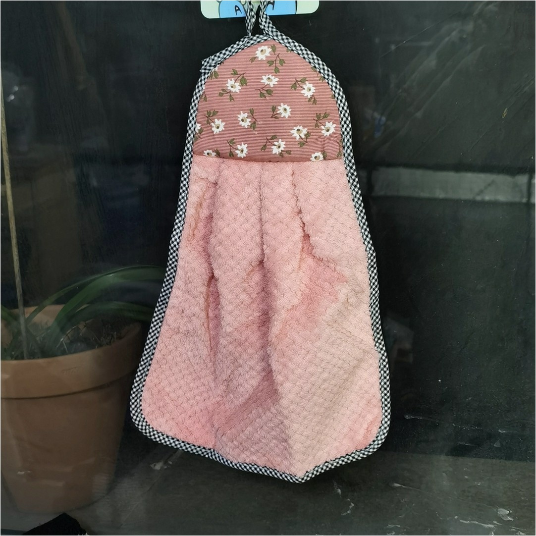 家居厨房可挂珊瑚绒擦手巾抹布吸水巾多功能清洁R51,家庭/个人清洁工具,厨房擦手巾,淘宝优惠券,粉丝福利购,淘宝优惠卷