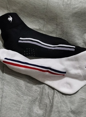 好面料刺绣款毛巾底运动袜 硅胶防滑中低帮中筒袜J50