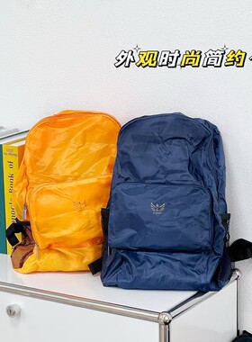 轻便可折叠简约双肩包超轻面料旅行背包运动户外徒步登山背包R72