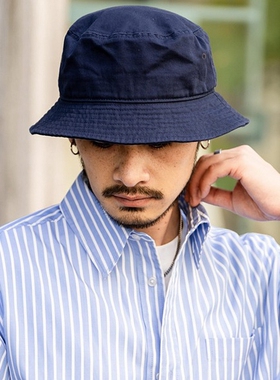 外贸单好品质户外休闲纯棉百搭渔夫帽盆帽遮阳帽防晒帽双面戴D51