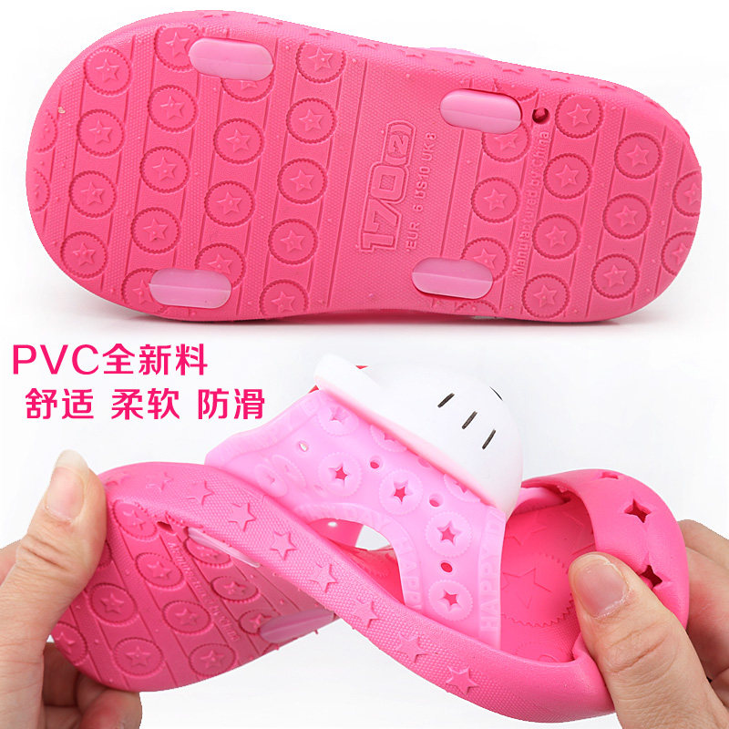 Chaussons enfants en autre HELLO KITTY pour été - semelle autre - Ref 987127 Image 5