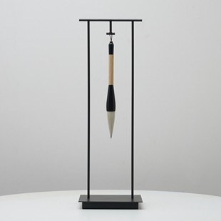 新中式 饰品 创意铁艺毛笔架桌面摆件样板房间创意客厅书房玄关软装