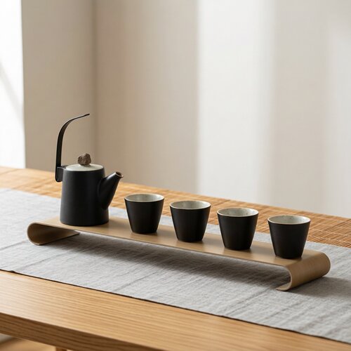 雅典丽新中式茶室陶瓷摆件