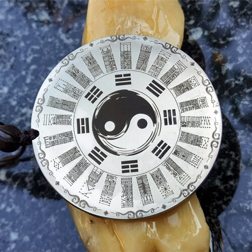 太上老君七十二秘法符钛合金吊坠