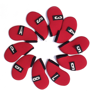 高尔夫高弹铁杆套 高尔夫杆头套布面球杆套 球杆保护套