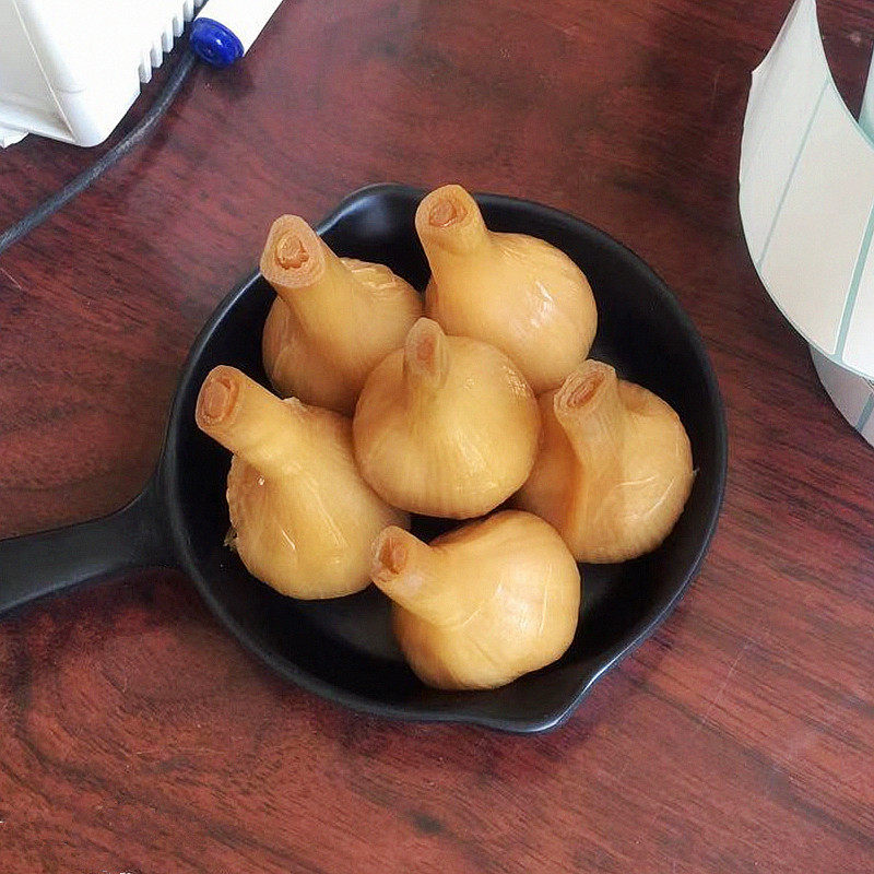 东北积蒜特产糖蒜腌蒜妈妈手工腌制咸蒜糖醋蒜崽500克一份包邮