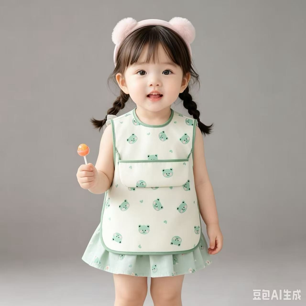 宝宝吃饭围兜儿童防水防脏罩衣夏反穿衣/罩衣
