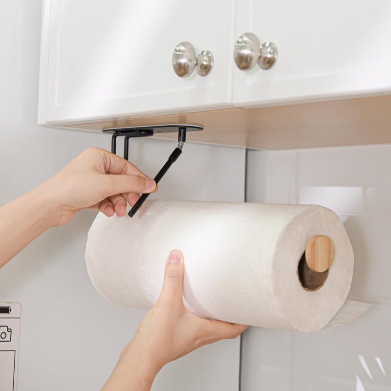 厨房用卷纸支架悬挂式