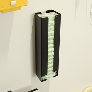 磁吸小包餐巾纸巾收纳盒入户门后放湿巾防盗门纸手帕置物架壁挂式