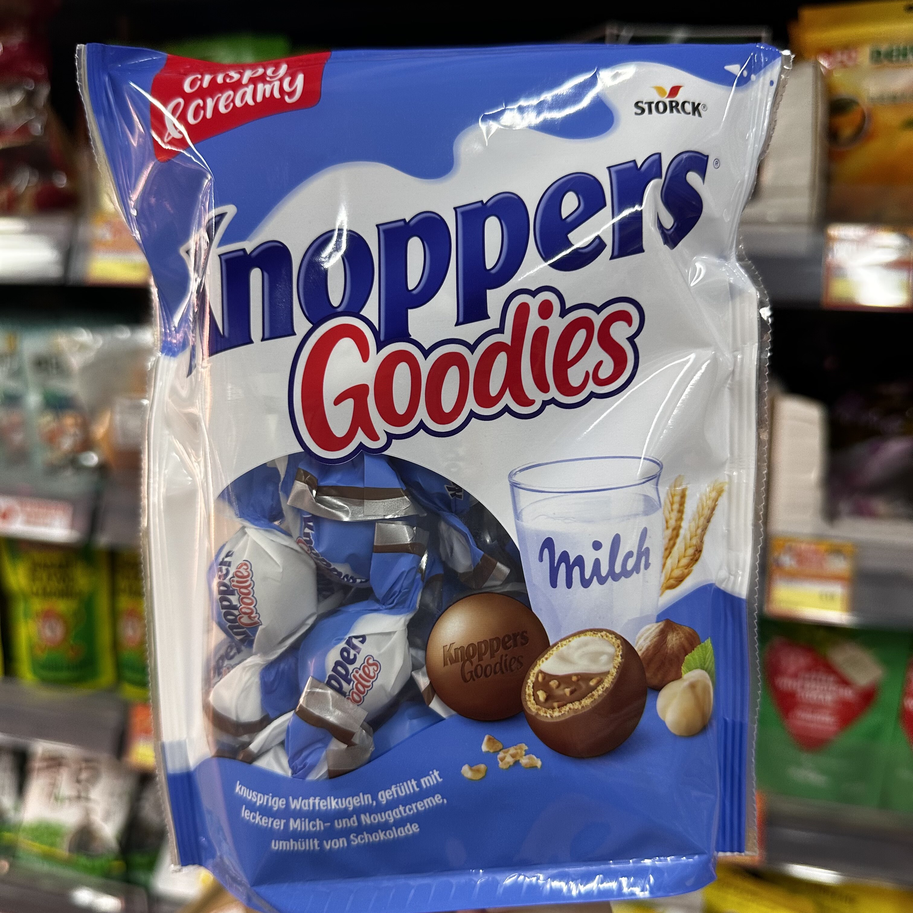 香港代购KNOPPERS榛子夹心牛奶巧克力丝滑浓郁进口休闲零食甜品