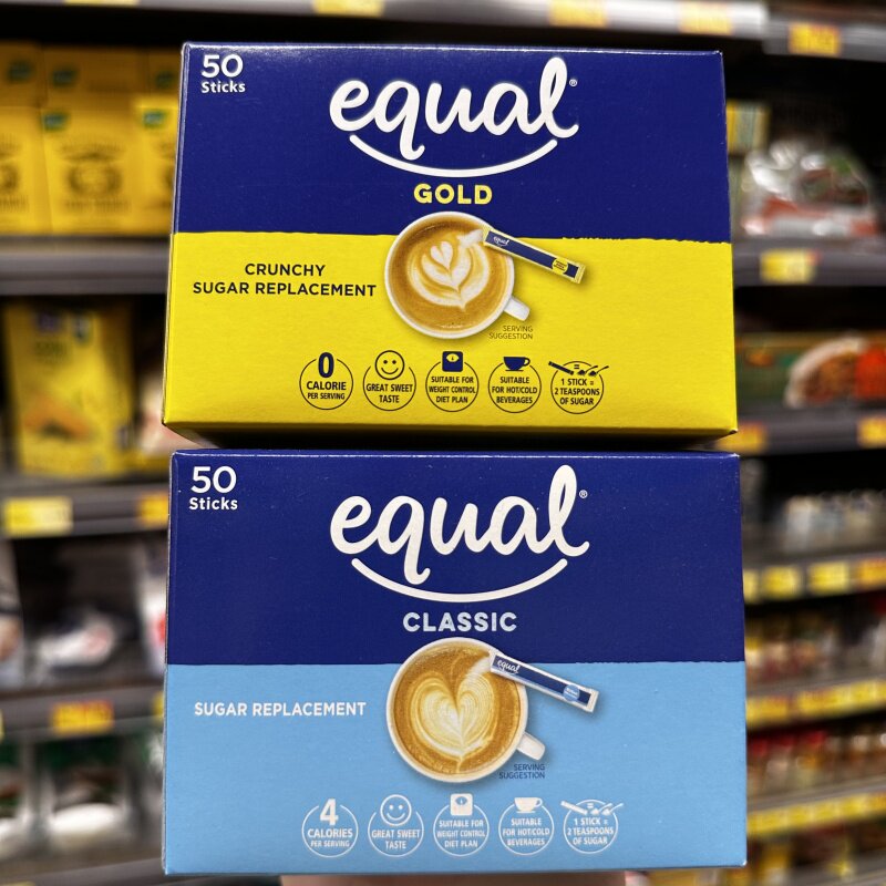 香港代购EQUAL怡口健康糖包装 咖啡伴侣代糖50小包50g