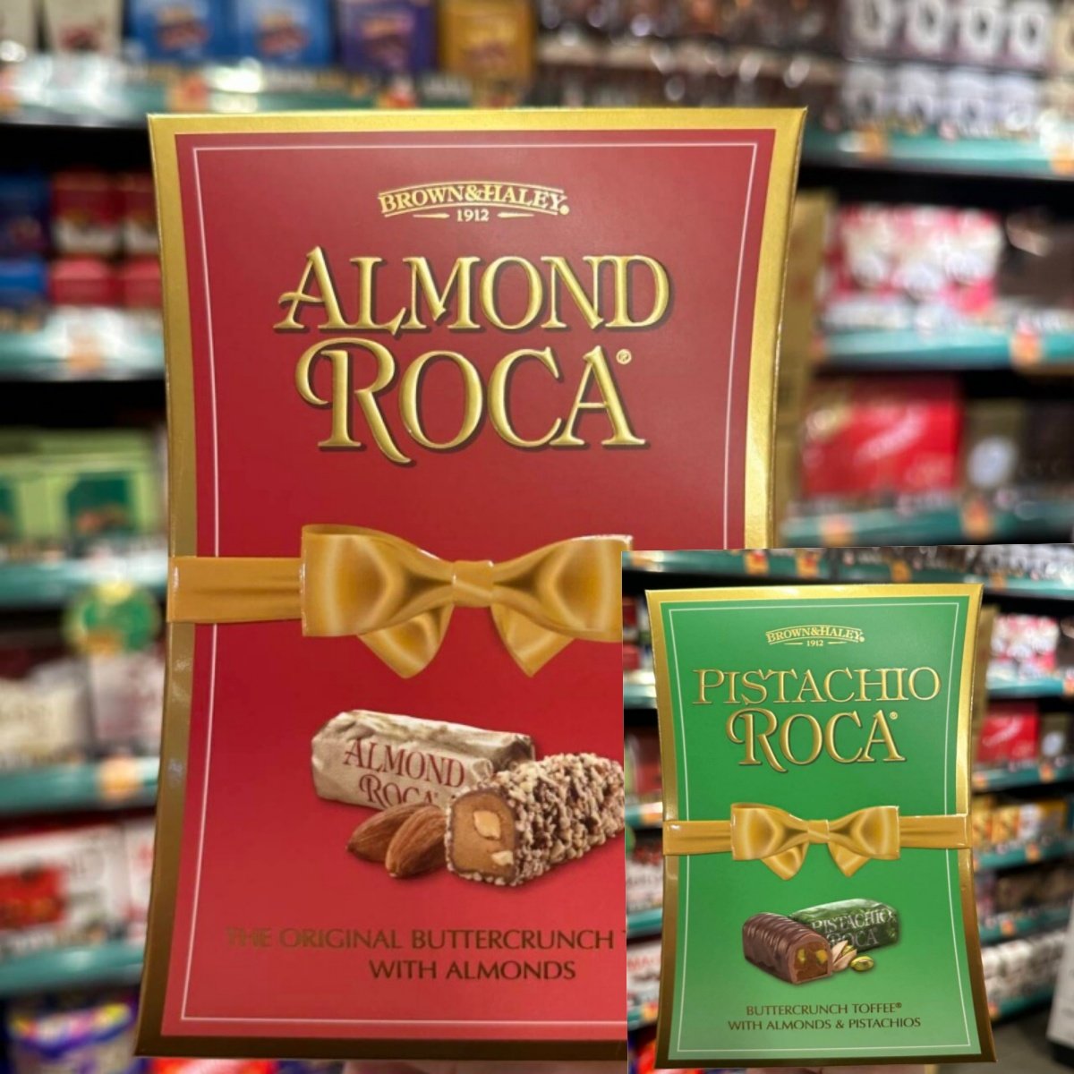 香港代购进口ROCA乐家原味/开心果乐家杏仁糖盒装巧克力杏仁糖